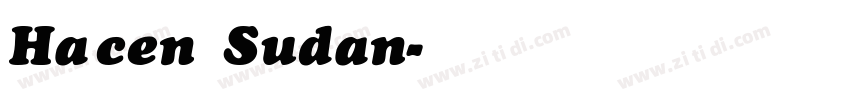 Hacen Sudan字体转换